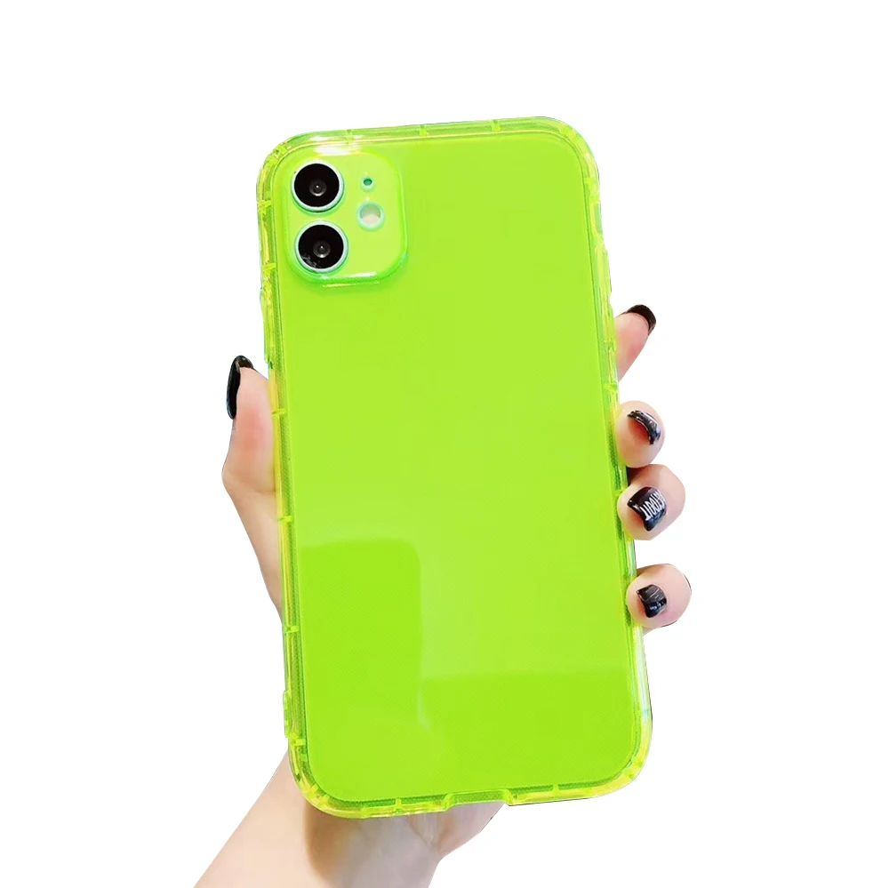 

High Quality 1.5mm for iPhone 11 case silicone transparent TPU Phone case for iPhone 11 pro max 6 7 8 for iPhone se 2020 mobile