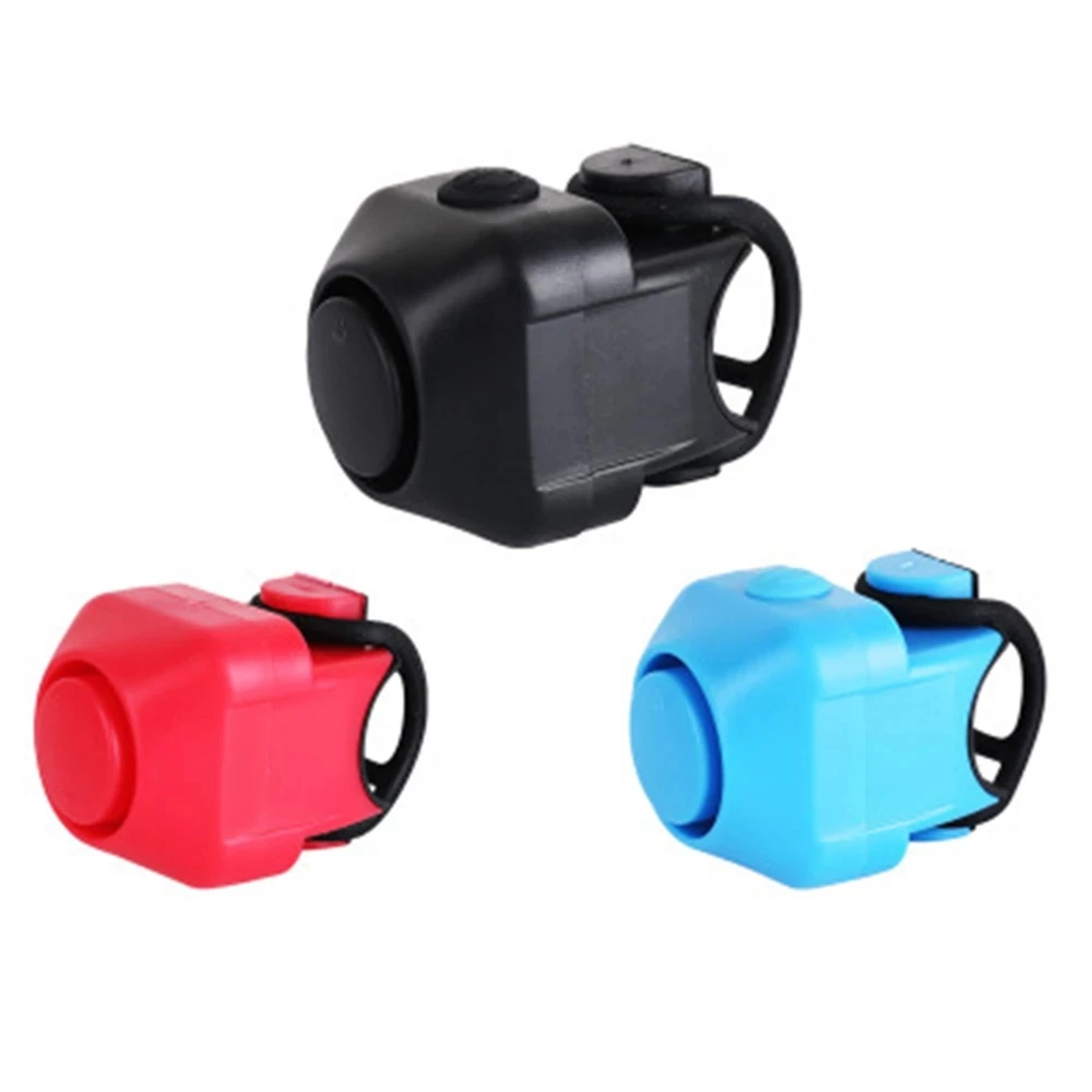 

Bicycle Handlebar Alarm Ring Bell Cycling Accessories Bike Electronic Loud Horn 130 db Warning Safety Electric Bell, As the pictures show