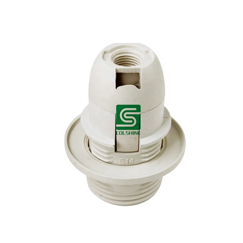 E14 E27 Edison Screw Socket Plastic Lampholder Lamp Base