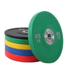 China Gym Equipment Fitness Cast Iron barbell Weight Bumper Plate weightlifting plate