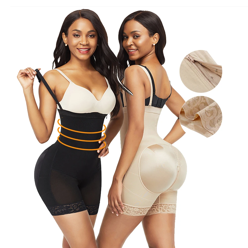 

HEXIN Seamless Sexy Butt Lift Tummy control Slimming private label Body Shaper Shapewear For Women Shapers