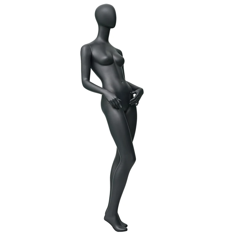 
Fashion pose female mannequin black foam full body mannequin women for clothes display 