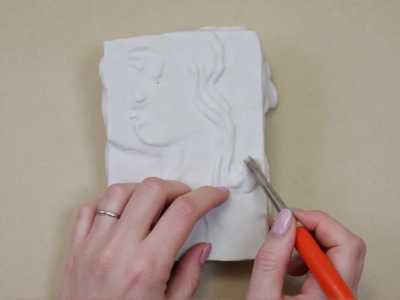 Air dry clay sculpting techniques demonstration