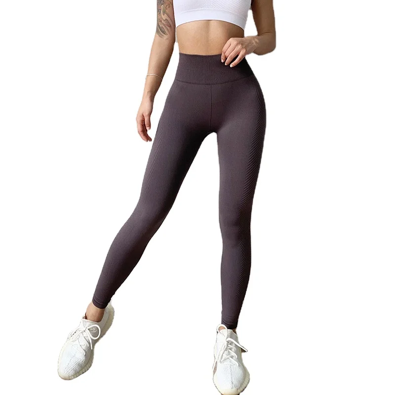 

WIIPU Women's sports fitness leggings yoga and running cropped pants slim-fit skinny pants