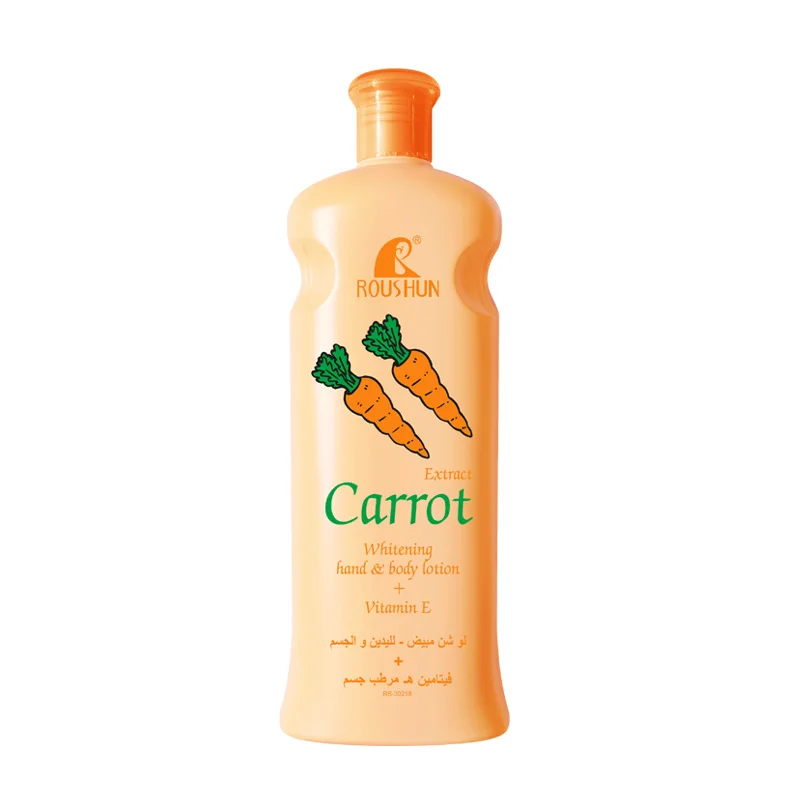 

ROUSHUN Carrot Moisten Whiten Nourish Vitamin E Hand and Body Lotion Body Cream