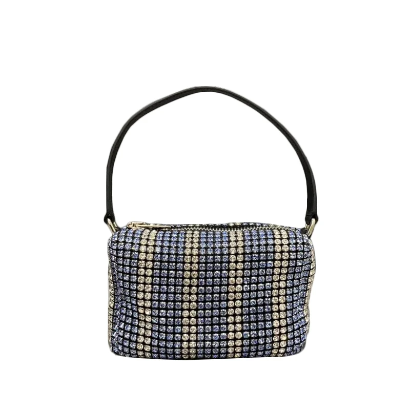 

Customizable logo 2021 new women's bag with diamond pack flash full diamond single shoulder hand held full diamond armpit bag