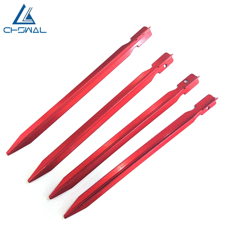 

Ultralight Aluminum Camping Tent Nails, Custom made