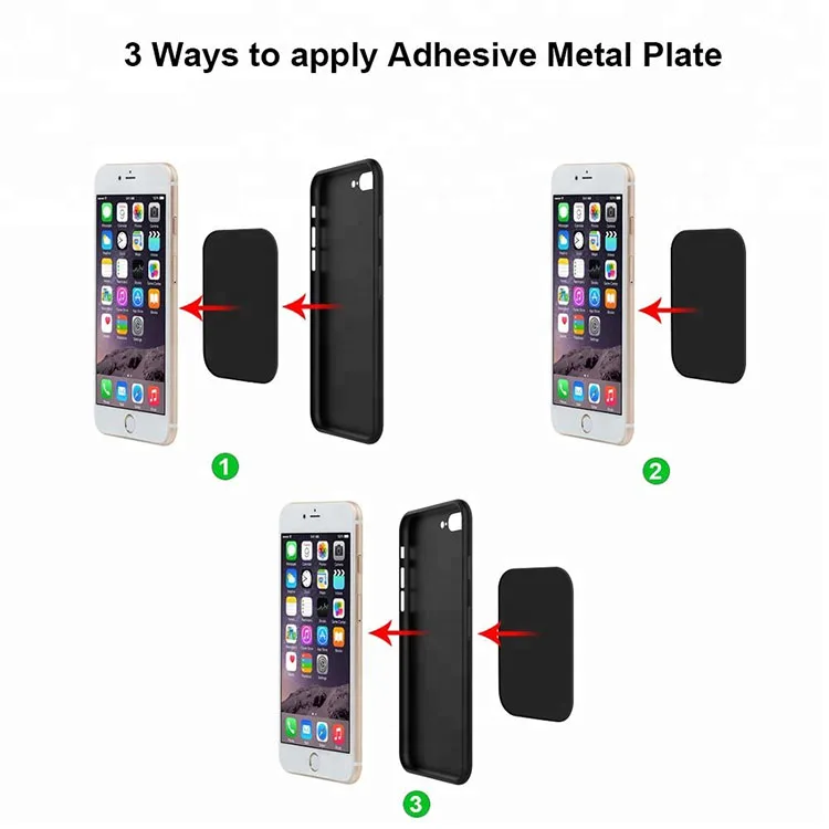 Stainless 3m Adhesive Metal Steel Plate For Phone Replacement