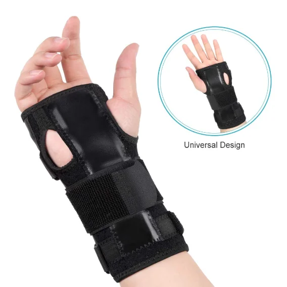 

Hand Protector Wrist Support Sleeve For Pain Relief Products Sports Running Jogging Lifting, Black