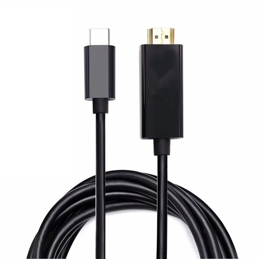 

6FT USB TYPE C to HDMI Cord line 1.8M USB 3.1 Type-C to HDMI 4K Cable For Macbook Samaung S23 S22 Huawei Google