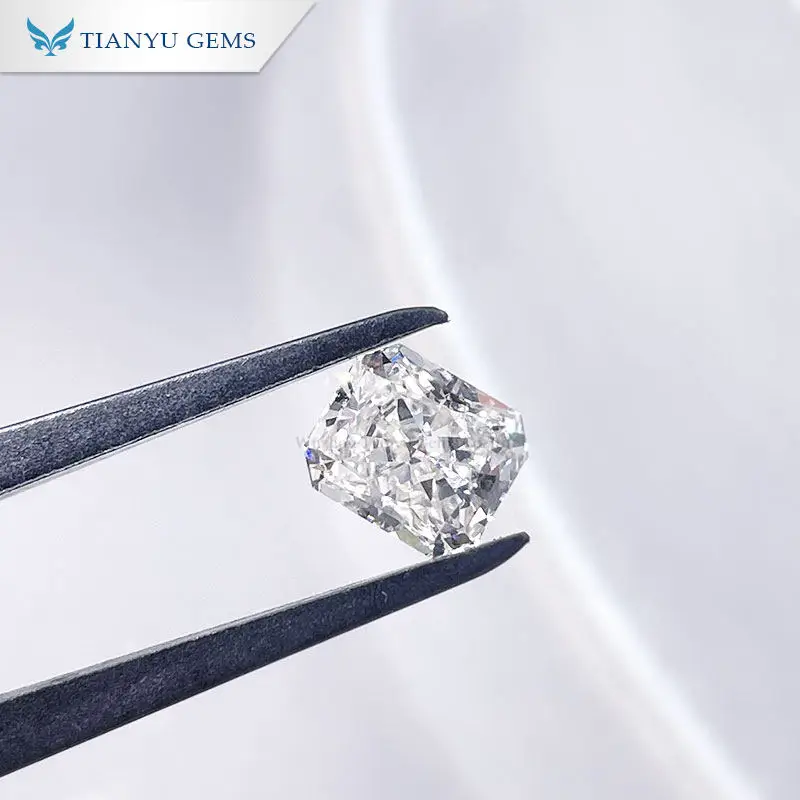 

Tianyu Promotion Lab Grown Diamond Stock sale Radiant cut CVD-2.0CT -H-VS2 IGI certified diamond
