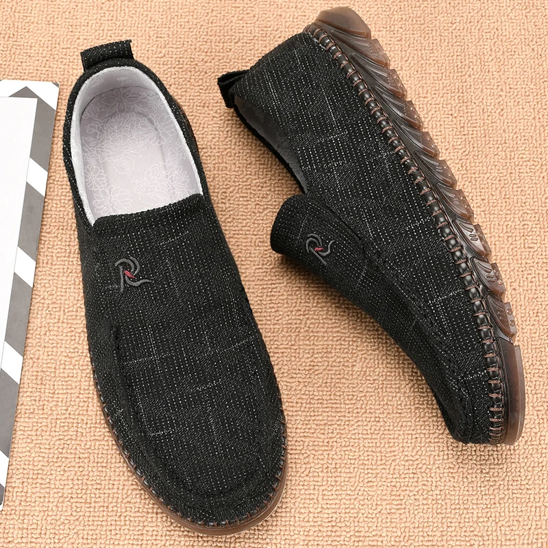 

2160 Slip On Lightweight Comfort Walking Canvas Trendy Shoes New Collection 2021 New Men Attractive Price Shoes Sports Running, Black