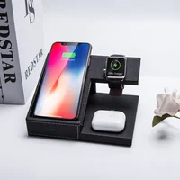 

Universal Wireless Qi Charger Stand 3 in 1, Mobile Wireless Charger Fast 10W for Airpod and smartphone