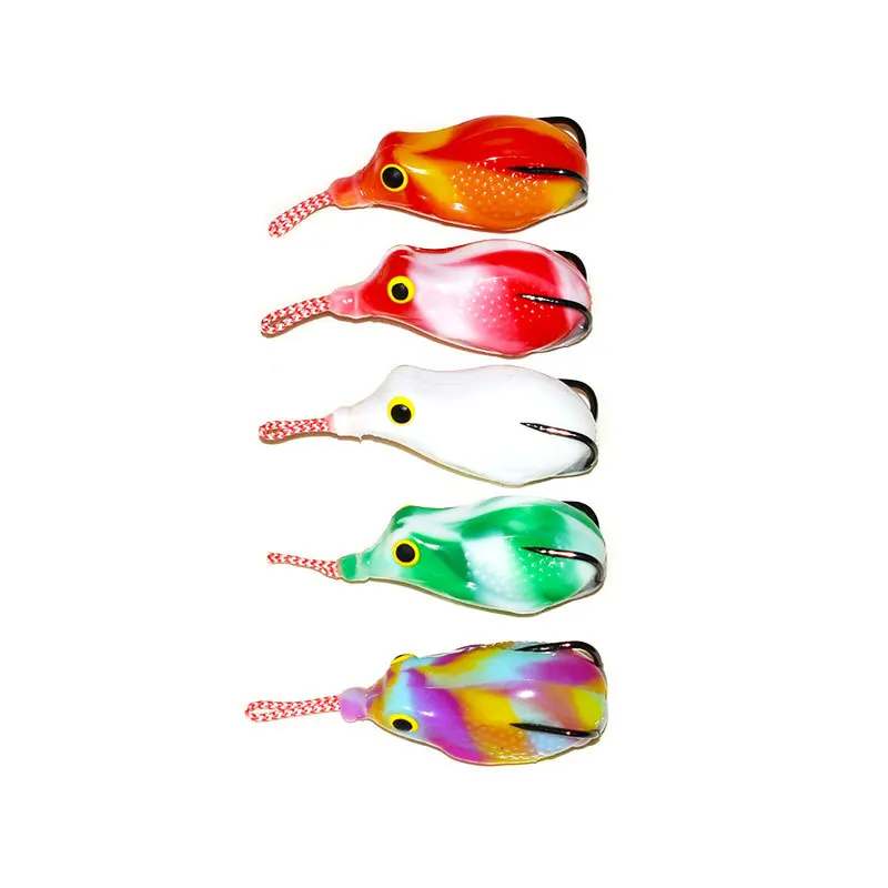 

High quality fishing frog lure silicone soft lures fishing accessories 4.5g 10cm