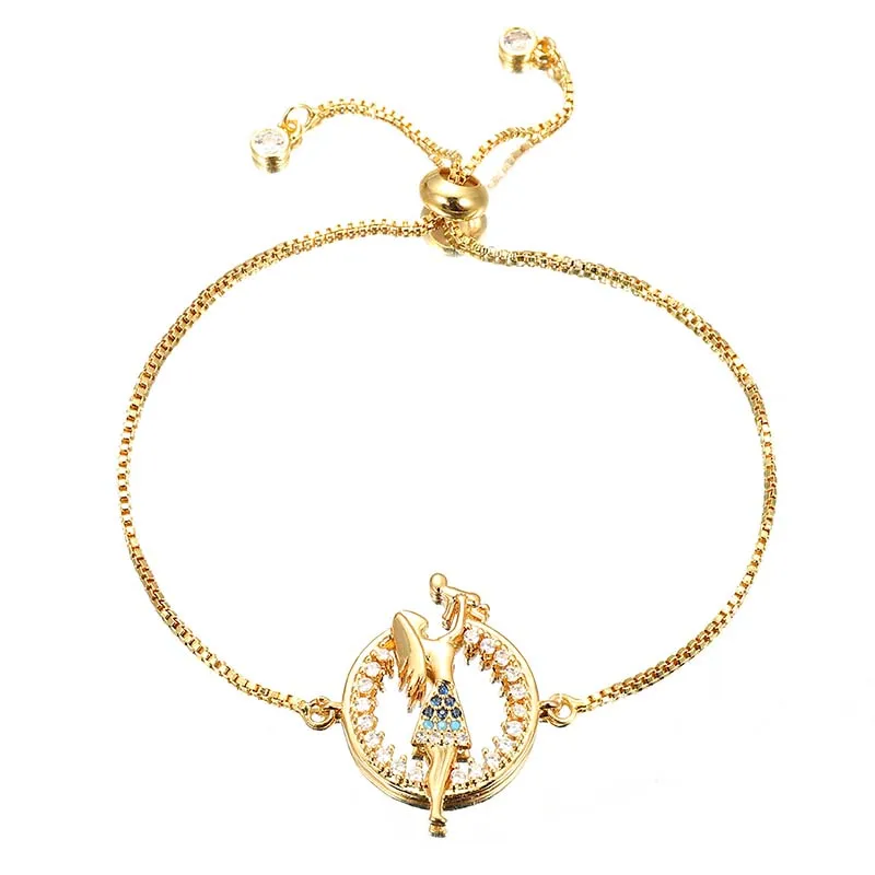 

Wholesale fashion woman holding baby crystal bracelet adjustable for woman gril family gift