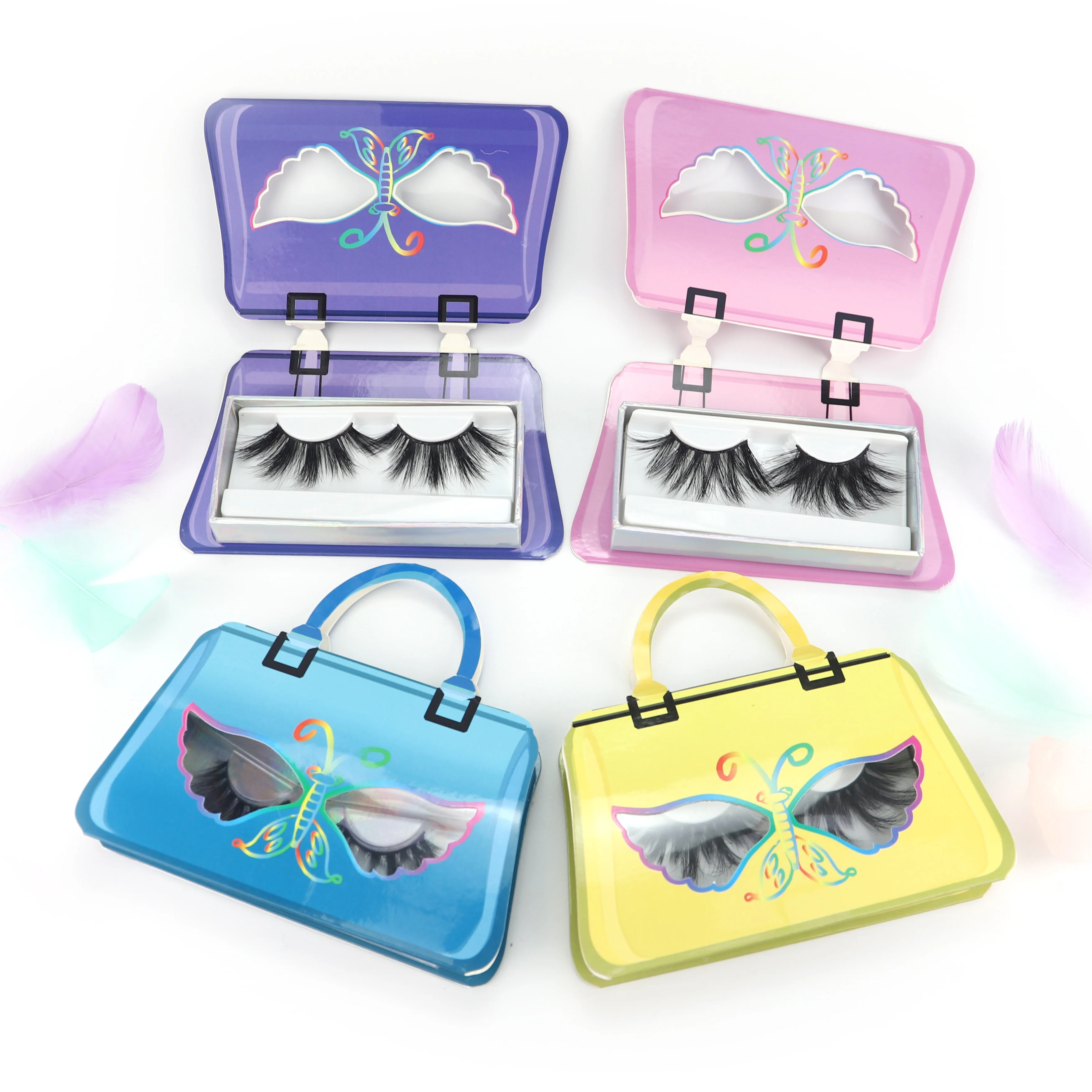 

Handmade paper box wholesale price 25mm 3d mink lashes