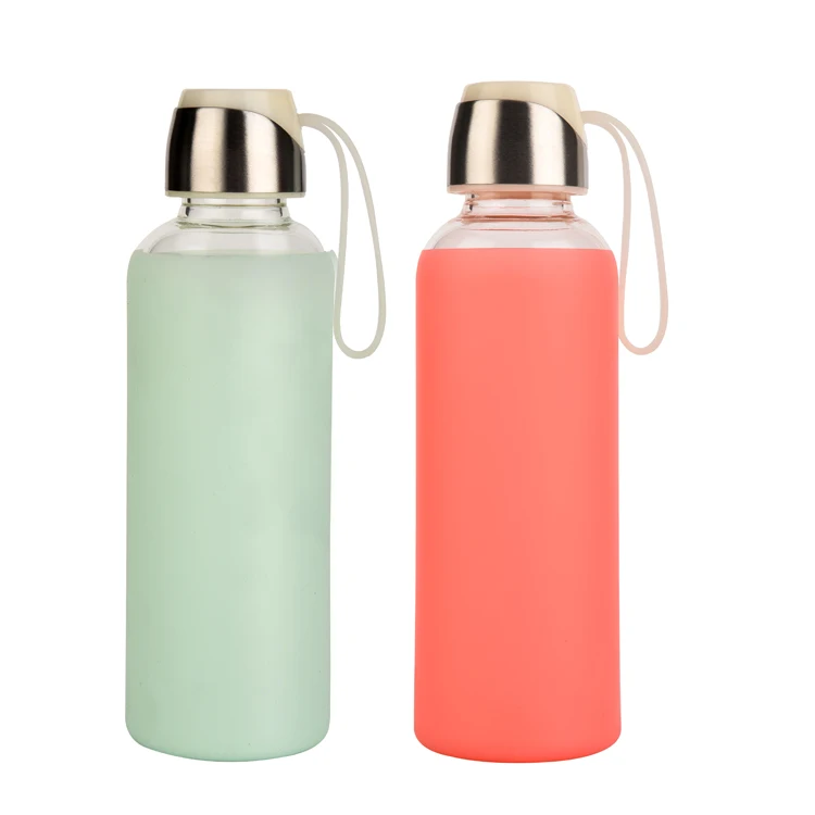 Walmart Audit 550ml 18oz Joyshaker Bottledjoy Sports High Borosilicate Glass Water Bottle with Silicone Sleeve