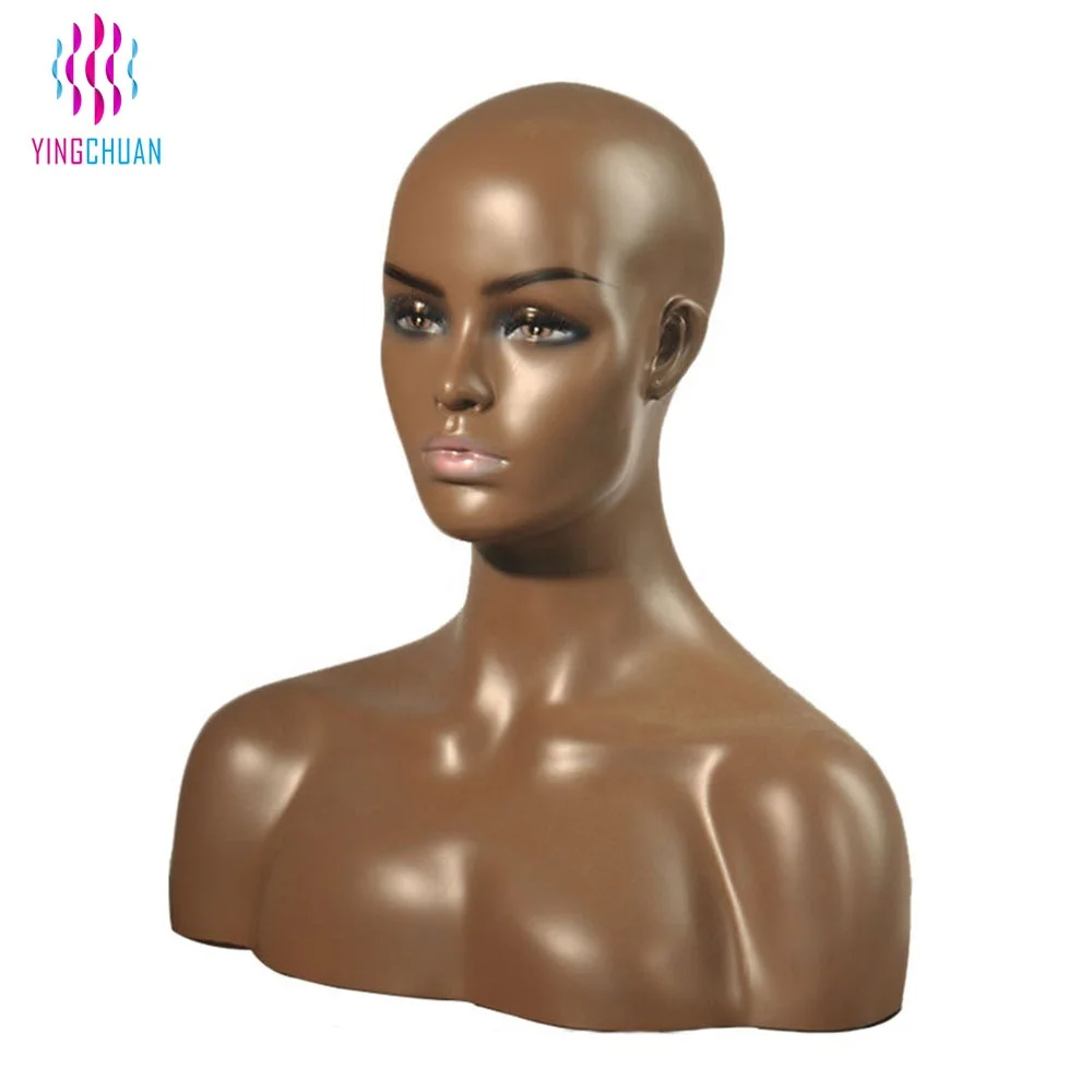 

African mannequin head lifelike female mannequin head, As your demand