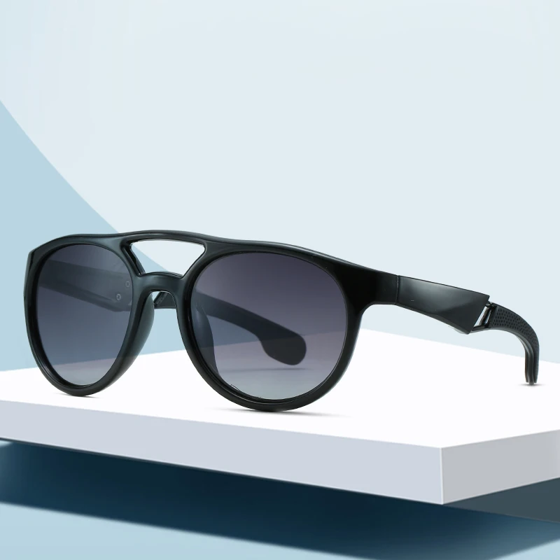 

Wholesale 2021 high quality fashion round Men's sports polarized cycling sunglasses, Custom colors