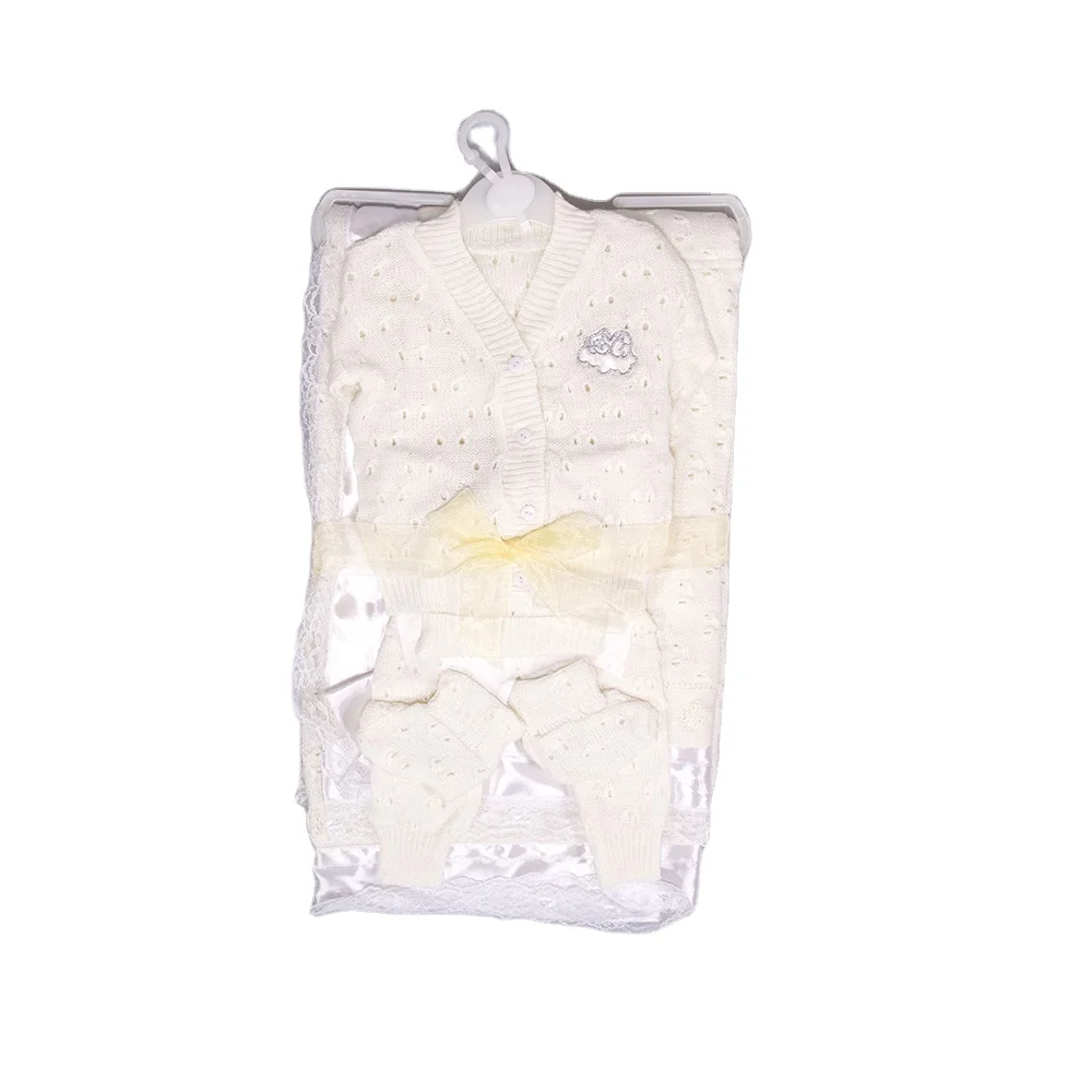 

Winter new cute fashion knit cardigan embroidery baby cardigan sweater