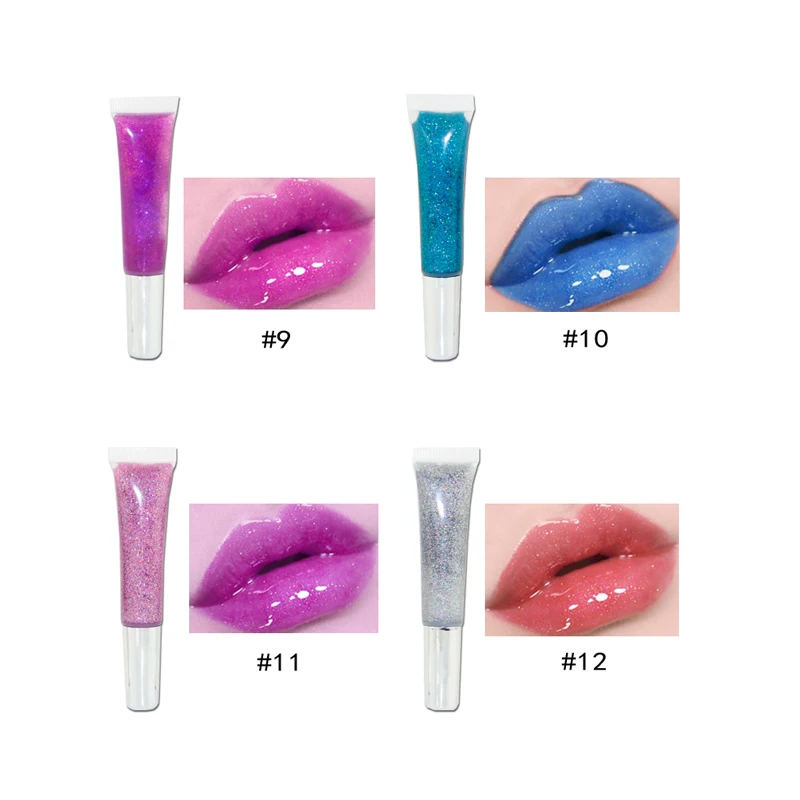 

Moisturizer Lip plumper Long Lasting custom logo Liquid Lipstick shimmer Lip Gloss Tint Clear Lipgloss, 50colors