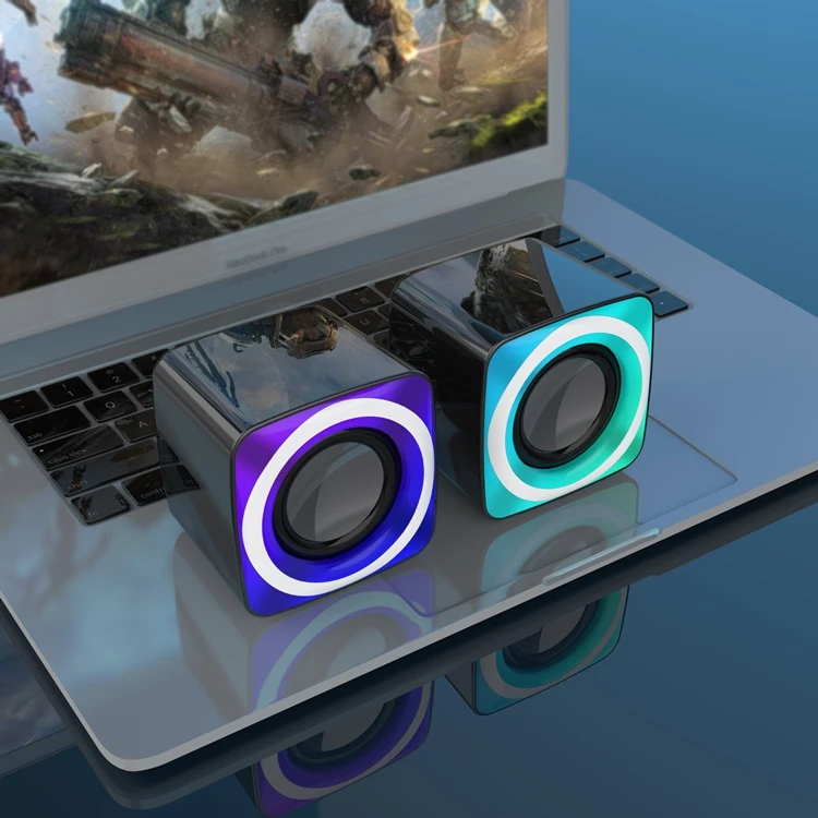 Desktop Audio Multimedia USB 2.0 Wired Mini Computer Speakers - ANKUX.COM