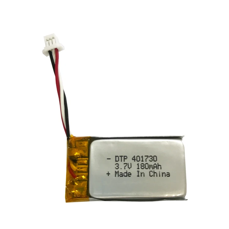

3.7v 401730 180mah rechargeable lithium ion battery pack