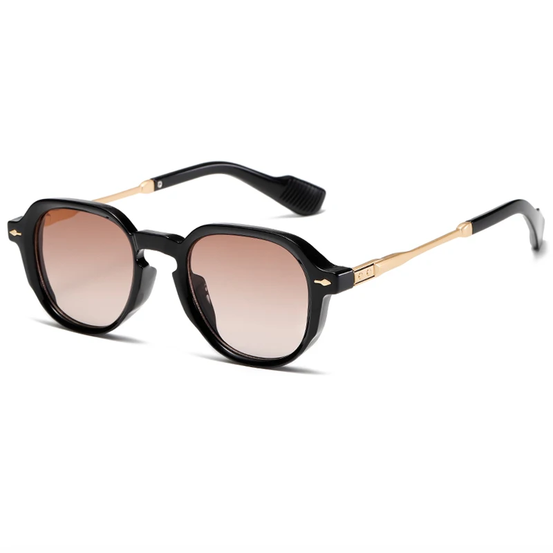 

Superhot Eyewear 90412 Fashion 2024 Retro Round Rivets Design Outdoor Sunglasses