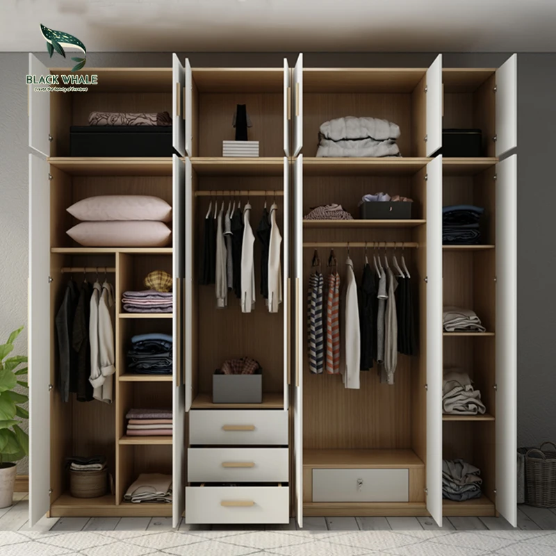 
Modern Almirah Wooden Closet Cabinet Armario Ropero Bedroom Sets Amoires Wardrobe 
