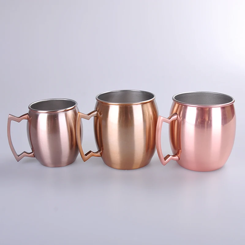 

China Manufacture 20oz Stainless Steel 20oz Moscow Mule Copper Mugs, Customized color