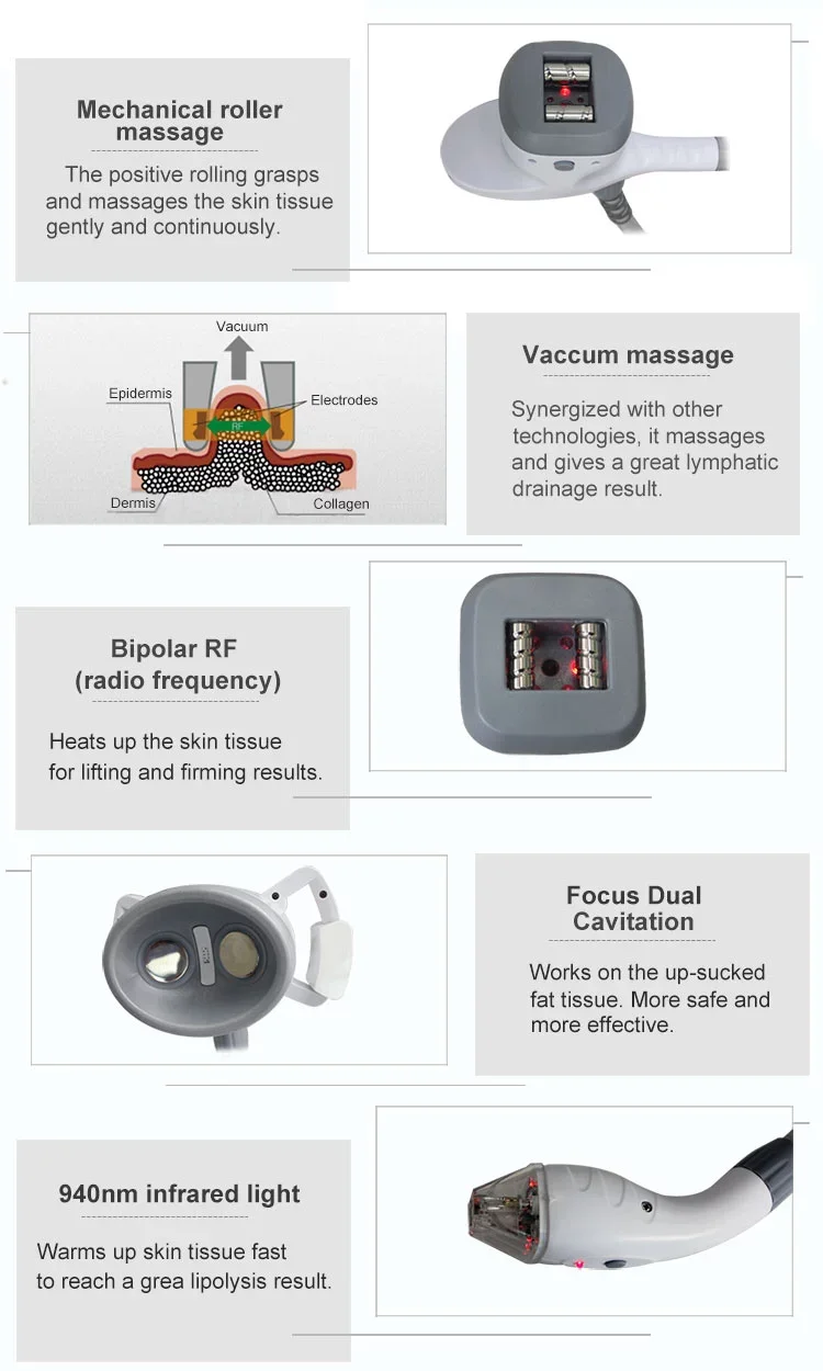 Body massager machine ultrasonic cavitation machine