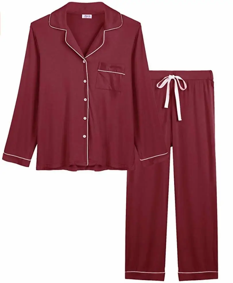 High Quality Modal Custom Women Winter Sleepwear Matching Family Christmas Pajamas
