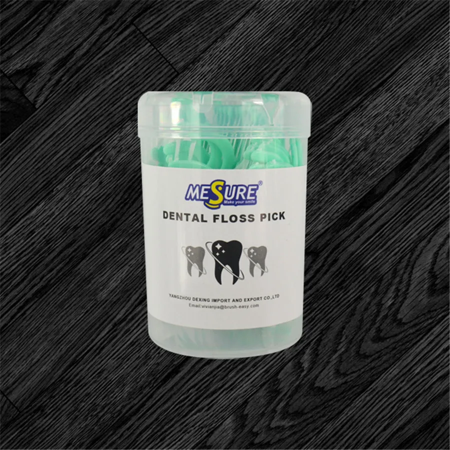 Dental Floss Picks Oral Care Tooth Stick Bulk Custom Logo 50 Picks In