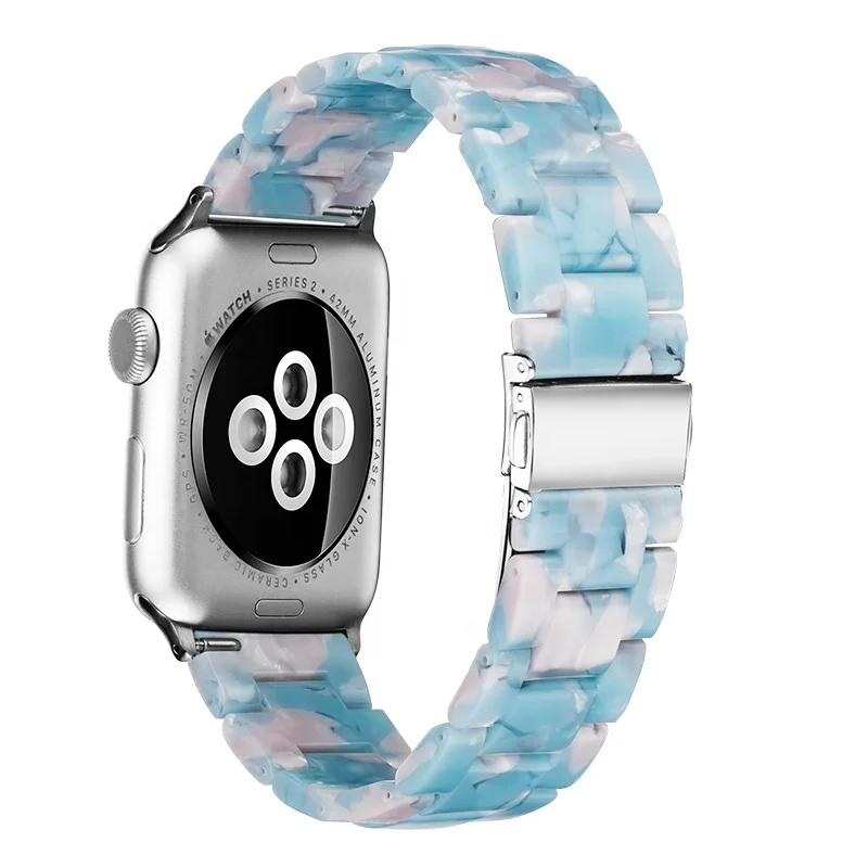 

Luxury Resin For i Watch Band For Apple Watch Band For Watch Bands, 21 colors