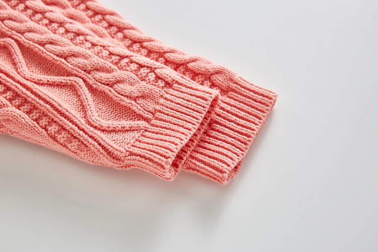 
Cotton knitted white baby boy girl sweater cardigan 