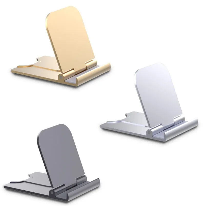 

Universal Mobile Desk Holder for All Cell Phone Stand Mobile Phone Stand Hole, Black, gold, silver