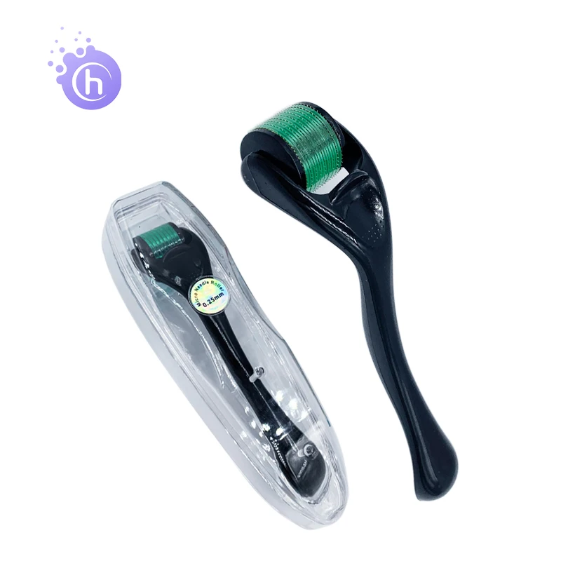 

1 mm 1.5 0.5mm Dermaroller Ready To Ship Dermal Derma Darma Micro Needle Beauty Beard Roller, Black/ white/ transparent
