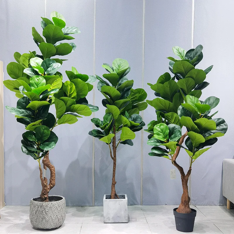 

Hot sale artificial fiddle leaf fig tree180cm popular artificial bonsai ficus tree for home decoration