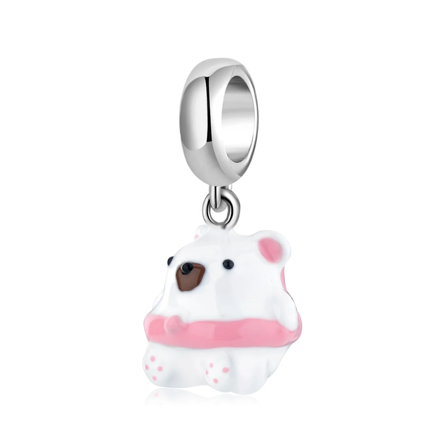 Lovely Pink Wwim Ring Bear New