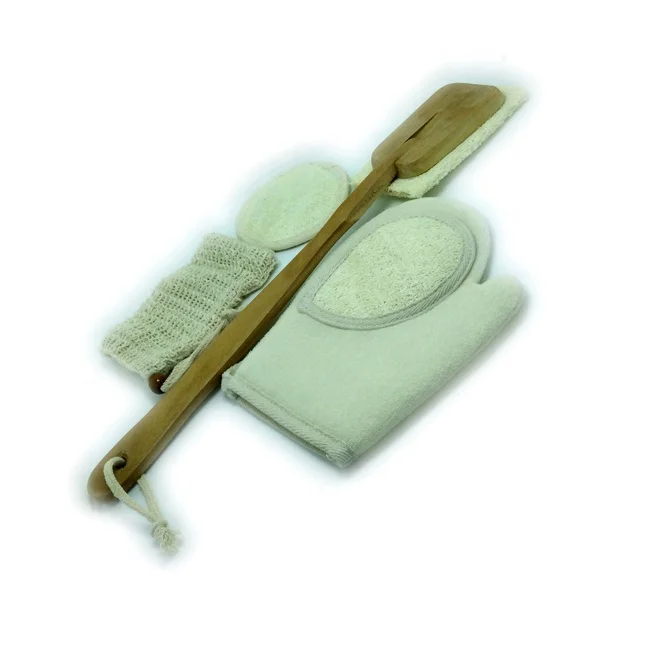 

Ecological environment protection in 2019 Natural towel gourd body wash exfoliating scrubbing towel cloth body wash tool