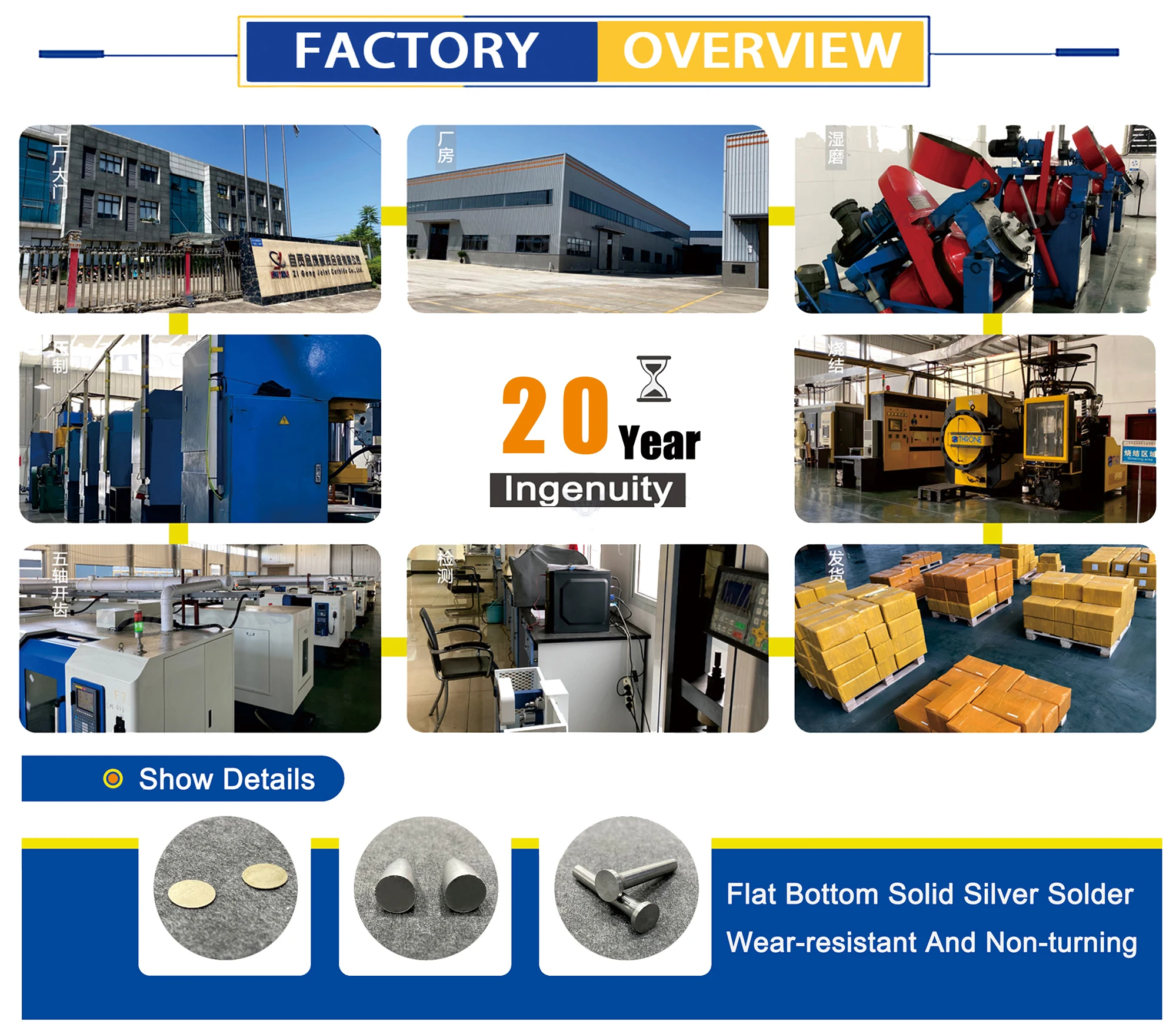 5pcs 12mm diameter 6mm Shank Double Cut tungsten carbide  files burrs 1/4 inch  rotary carbide burr set long