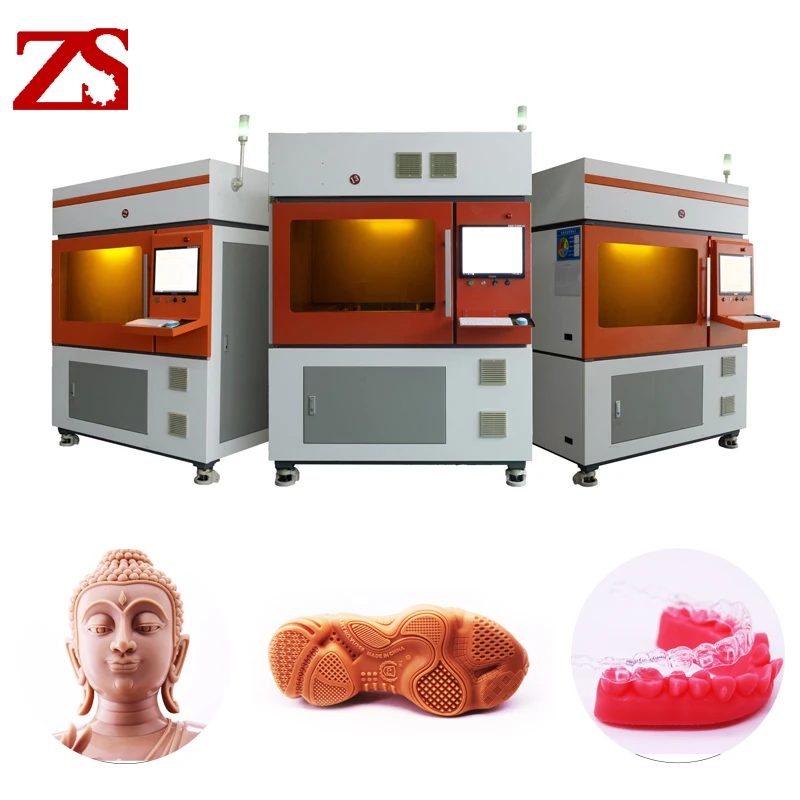 Máy In ZS-3D 2018 Mới Nhất Máy In 3D Thiết Kế Độ Chính Xác Cao Nhựa Máy In 3D Để Bán