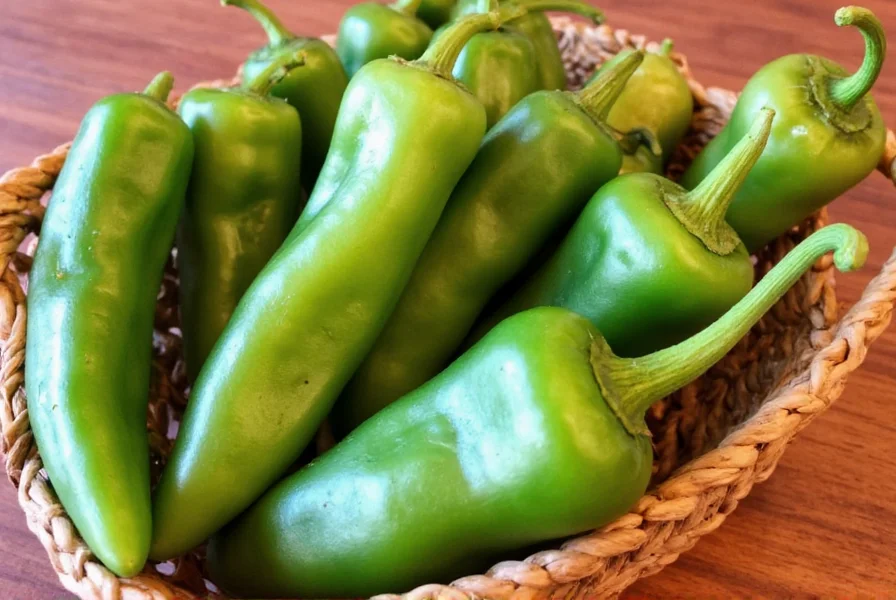 Poblano and Pasilla chilies side by side