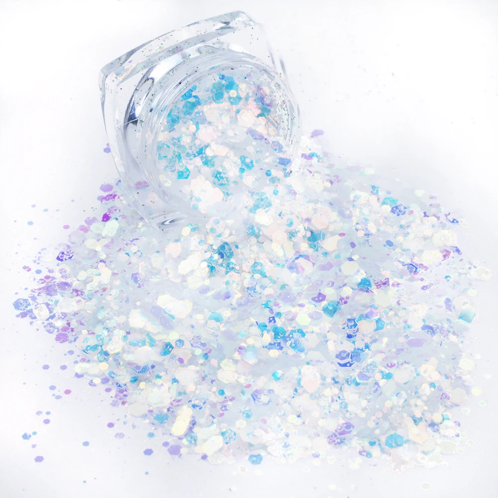 

OEM High End Cosmetic Grade Fairy Eyes Chunky Mix Glitter Sets, 100