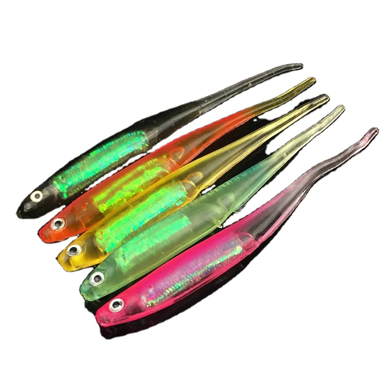 

Jetshark 10cm 3G 5 Colors UV Active Luminous Multicolored Soft Lure Bionic Bait