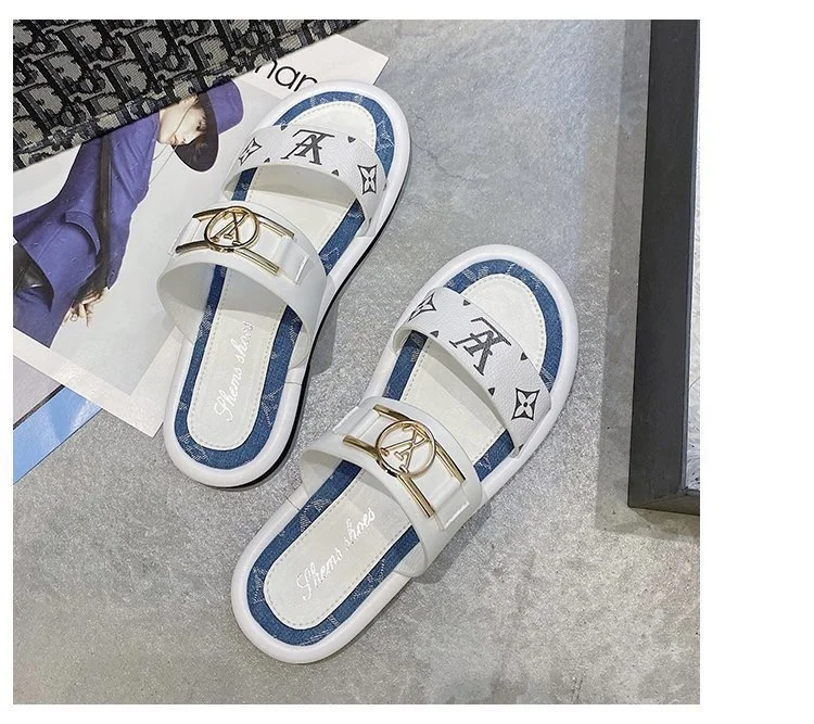 

2021 Summer Women's Slippers Luxury Sandals Designer Sandals Women Famous Brands