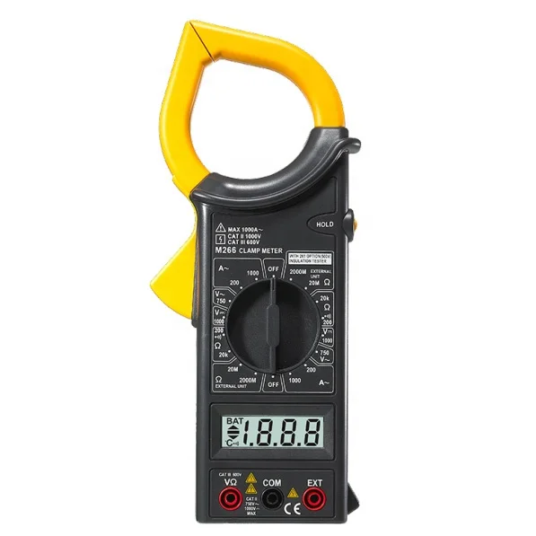 2019 Low Price Digital Ce Clamp Meter 266,Ac Ampere Clamp Meter M266