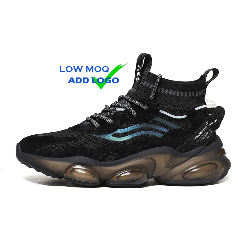 

zapatos deportivos tenis para hombre 2021 new design patform height increasing shoes high top casual sneakers