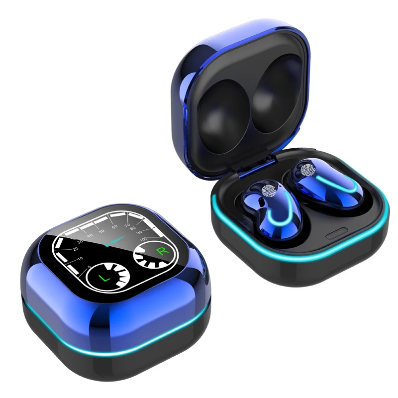 

2021 New Manufacture S6 SE Colors Waterproof 8D HiFi Stereo Breathing Lamp Earphones Headset TWS S6 SE, Blue / black / purple/gold