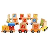Interesting Alphabet Set Wooden Train Track